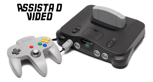 Console Nintendo 64 Com 2 Controles 1 Cartucho Fifa 98 Usado