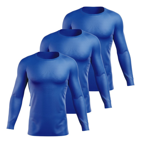 Kit 3 Camisetas Proteção Uv50 Tecido Gelado Masculina Barata