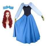 Disfraz Ariel Para Mujer Disfraz Sirena Para Cosplay Vestido