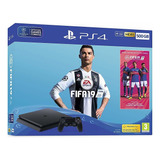 Sony Playstation 4 Slim Cuh-22 500gb Fifa 19 Bundle Cor  Preto Onyx