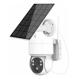 Cámara De Seguridad Del Panel Solar Inalámbrico 1080p 4mp