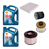 Kit De 4 Filtros Wega + Aceite Shell Toyota Hilux 2.5/ 3.0