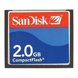 Memoria Sandisk Compact Flash 2gb Camaras Filmadoras