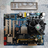 Kit Placa Mãe Asrock G965s-m ( Core 2 Duo 4gb)