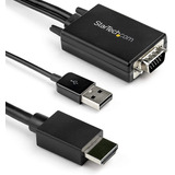 Cable Adaptador De Vga A Hdmi Macho De 2m Startech /vc