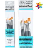 Set 6 Pincel Acuarela Winsor & Newton Profesional Foundation