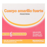 Cuerpo Amarillo Fuerte 50 Mg 6 Ampollas Inyectables 2 Ml