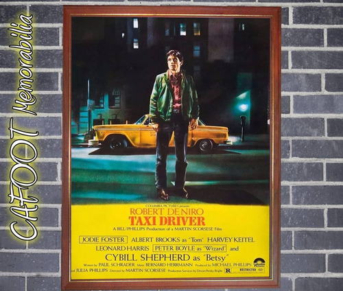 Taxi Driver Robert De Niro Poster Enmarcado