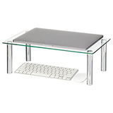 Plataforma De Mesa De Vidrio Plano  Estante Grande Lapt...