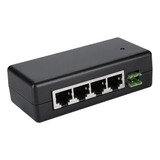 Adaptador De Corriente Poe De 4 Puertos Dc9v48v Poe Ethernet