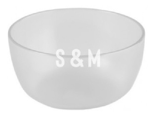 Bowl Transparente Recipiente Fuente 400 Ml Repostería