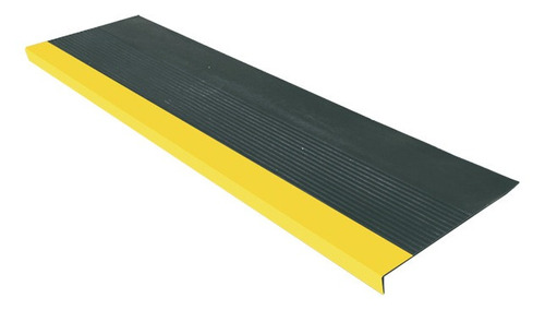 Grada Goma Estriada (negra/amarilla) 5mm X 151cm X 32cm