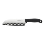 Cuchillo Chef Santoku Alveolado 18cm Acero 3 Claveles Evo