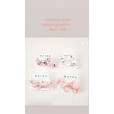 Gomitas De Pelo Colitas Estampadas Algodón Chicas Bebe 2 Uni