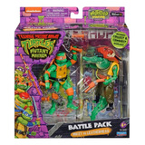 Tortugas Ninja! Mutant Mayhem Battle Pack Mickey Vs Leath