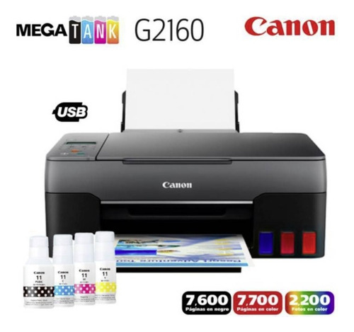 Oferta-impresora Canon Pixma G2160 Color Inyección De Tinta