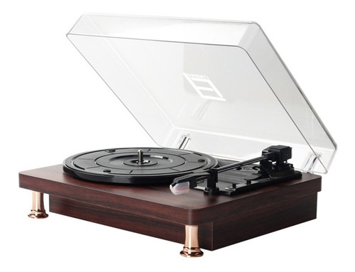 Tocadiscos De Vinilo Retro Portátil Con Bluetooth