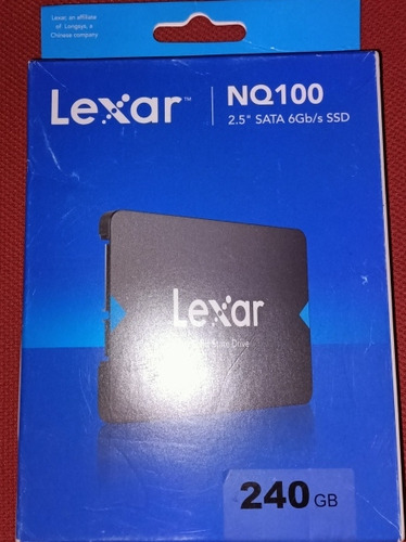 240 Gb Lexar Nq100 2.5 Sata 6 Gb Ssd