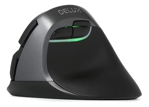 Delux Mouse Vertical Ergonômico Sem Fio Bluetooth, 4000 Dpi