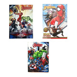 3 Libros Para Colorear Spiderman,avengers, Avengers / Nuevos