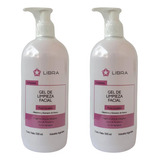 Gel De Limpieza Facial Piel Sensible Avena X 500 Ml Libra X2