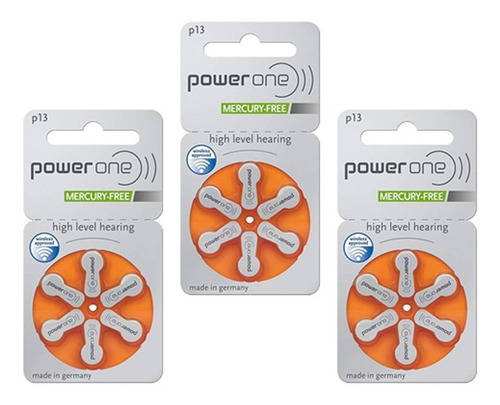 Kit 18 Pilas Para Audifono Powerone Pr13 (18 Pilas)