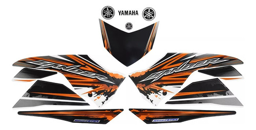 Kit Adesivos Yamaha Xtz 250 Lander 2016 Branca