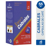 Capsulas Cafe Super Cabrales Nespresso Libre Gluten Pack X6