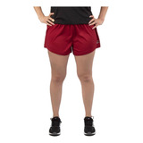 Short Topper Kt Wmn Trng Gd Bordo Mujer