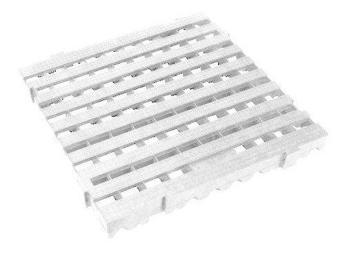 Kit 20 Pçs - Pallet 4,5 X 50x50 Estrado Plástico - Branco