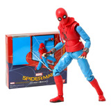 Figura De Juguete Shf Spiderman Homecoming, Traje Hecho En C