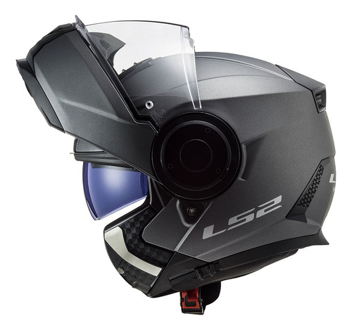 Capacete Moto Ls2 Ff902 Scope Monocolor Cinza Fosco