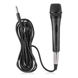Micrófono De Karaoke Dinámico Con Cable Xlr De Alambre Largo
