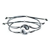 Pulsera Perlas Ágata, Pulsera Amistad Yin Yang