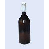 5 Botella Vidrio 1000 Ml Ámbar Con Atomizador Gatillo(it-676