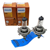 Par Lampada Farol Baixo Alto H4 24v Philips 75/70w Original