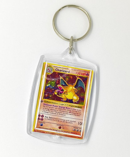 Charizard Pokemon Tcg Llavero Mini De Carta Pokemon Voysegus