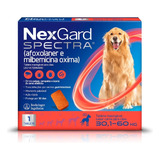 Nexgard Spectra Antipulgas E Carrapatos Cães De 30,1 A 60kg