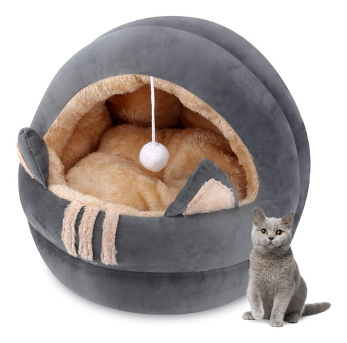 Cama Para Gatos Perros Conejos Iglú Nuevo Diseño Talla M 