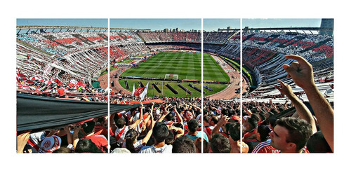 Cuadro Fútbol River Plate Monumental Políptico Cod 2014