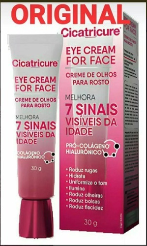 Cicatricure Eye Cream For Face Pró-colágeno Hialurônico  30g