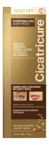 Cicatricure Gold Lift Contorno Duo Ojos Y Boca Antiarrugas Momento De Aplicación Día/noche Tipo De Piel Todo Tipo De Piel