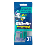 Máquina De Afeitar Gillette Prestobarba2 X 3uds