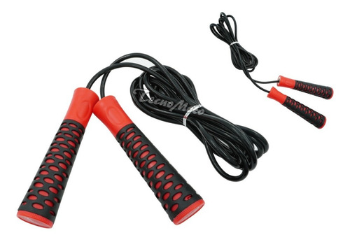 Soga Saltar Cuerda Cable C/ruleman Roja Box Funcional Cross