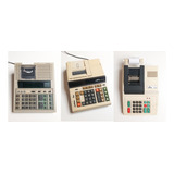 Lote X3 Calculadoras Impresoras Olivetti Cifra A Revisar