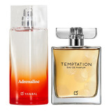 Perfume Temptation Dama + Adrenaline - mL a $1608