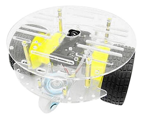 De Mini Chasis De Coche Robot Robótico Doble Piso Para