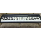 Piano Digital Yamaha P-45 Negro Con Fuente Y Pedal