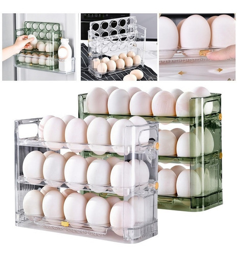 Caja Organizadora Para 30 Huevos