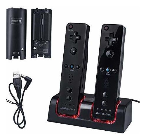 Base De Carga Dual Para Wii Remote, Techken Control Remoto
